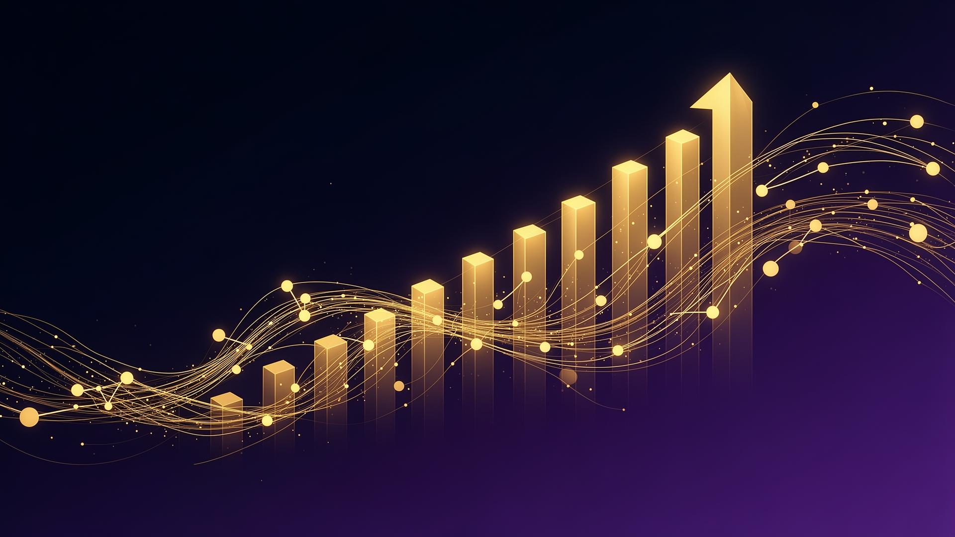 B2B SaaS go-to-market strategy visualization showing revenue scaling and pipeline metrics
