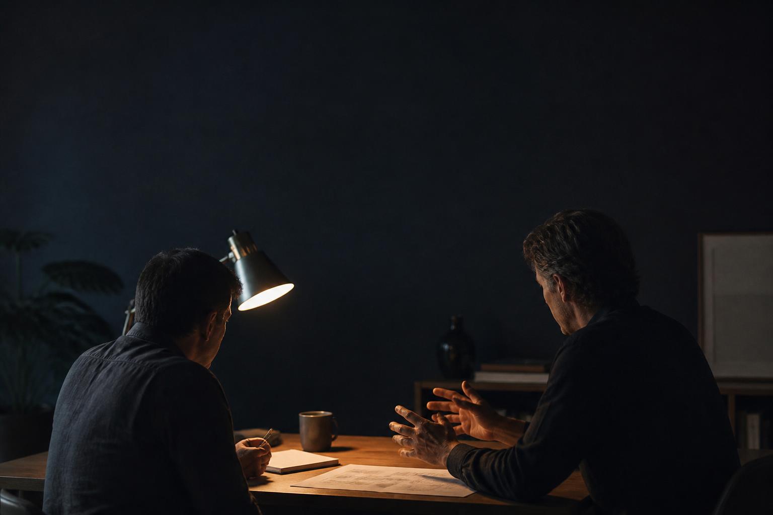 GTM operator in a strategy conversation with a SaaS founder