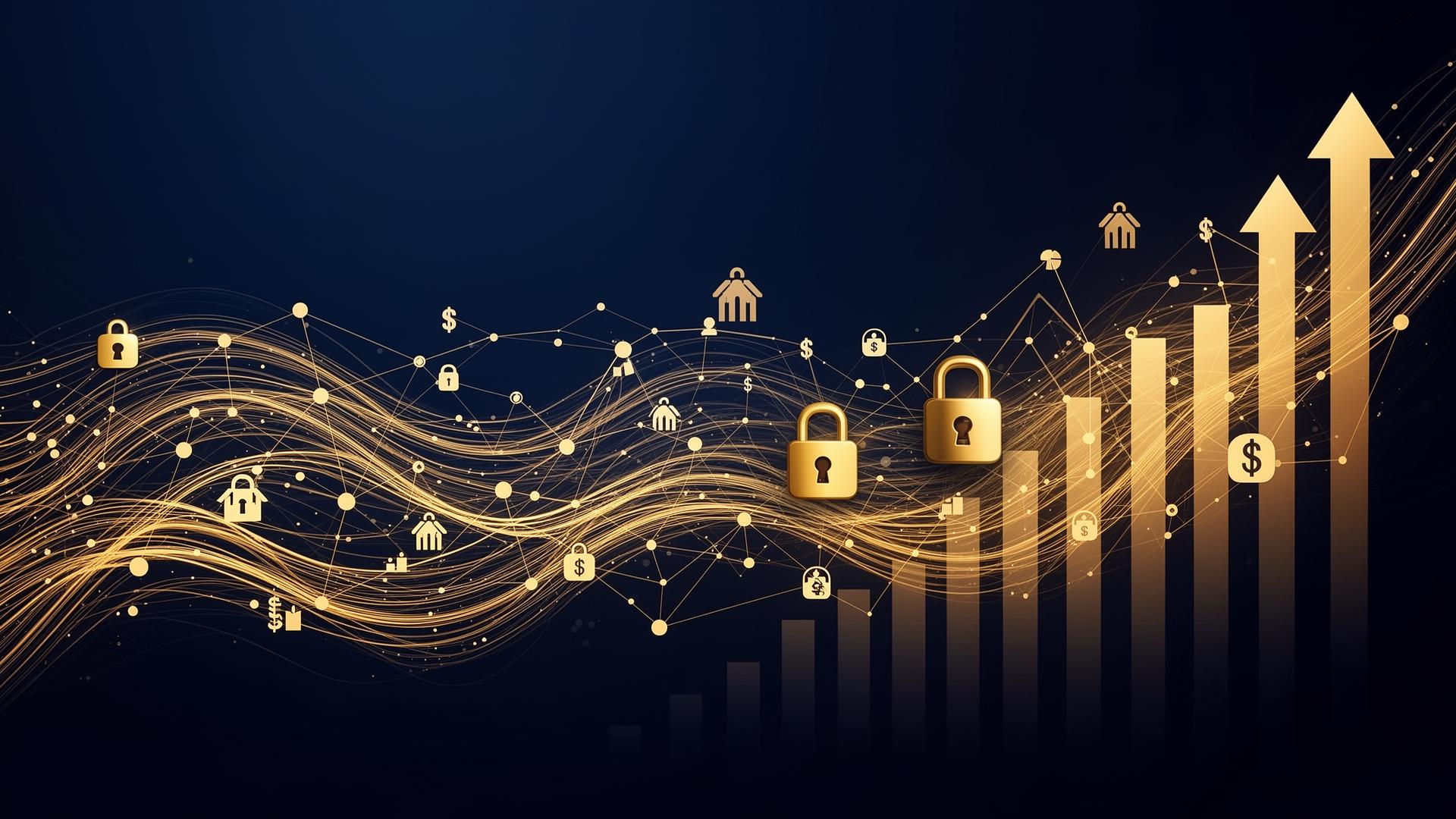 Fintech go-to-market strategy visualization showing regulatory compliance and trust building