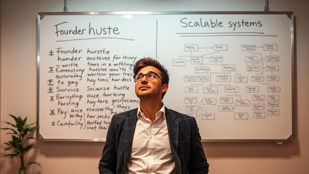 Founder transitioning sales process to a scalable team structure